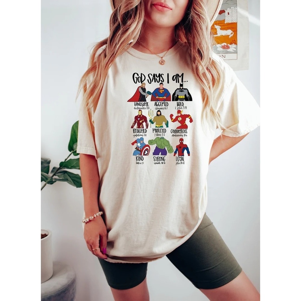 God Says I Am Handsome T-shirt, Bible Verse Shirt, Faith Shirt, Christian